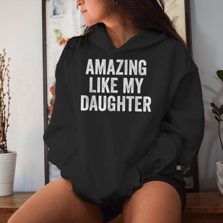 Amazing Like My Daughter Fathers Day Dad Kapuzenpullover für Damen Geschenke für Sie