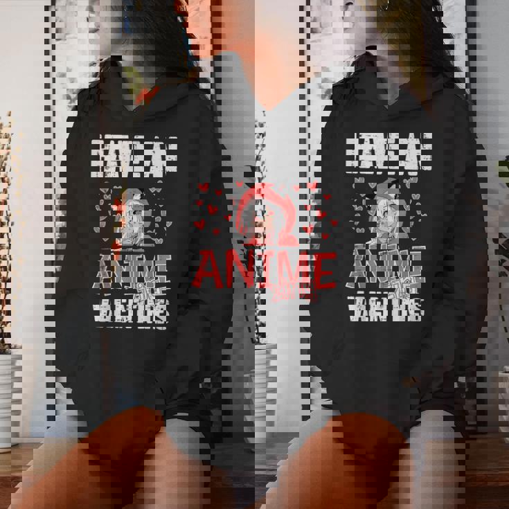 Have An Anime Zing Valentines Day Kawaii Otaku Kid Women Hoodie Gifts for Her