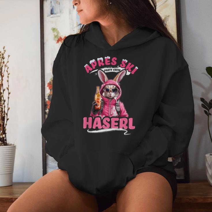 Apres Ski Haserl Rabbit Skihaserl Women's Party Crew Kapuzenpullover für Damen Geschenke für Sie