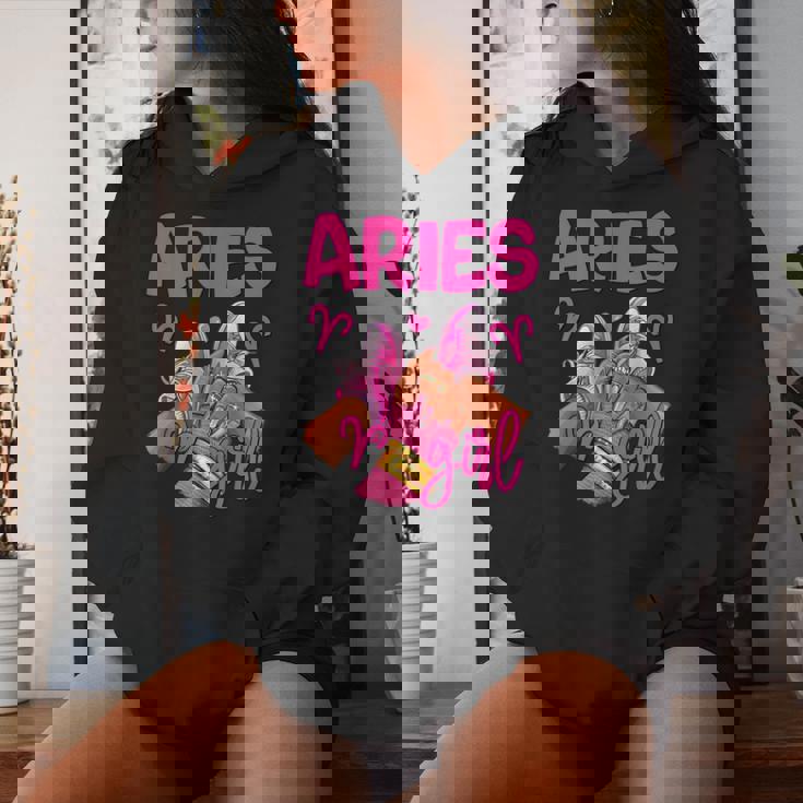 Aries Girl Birthday Queen Sneakers Zodiac Sign Women Hoodie Gifts for Her