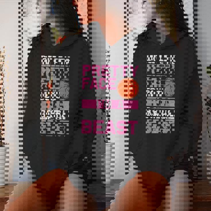 Basketball Beast N Girl Basketball Lover Sports Women Hoodie Gifts for Her
