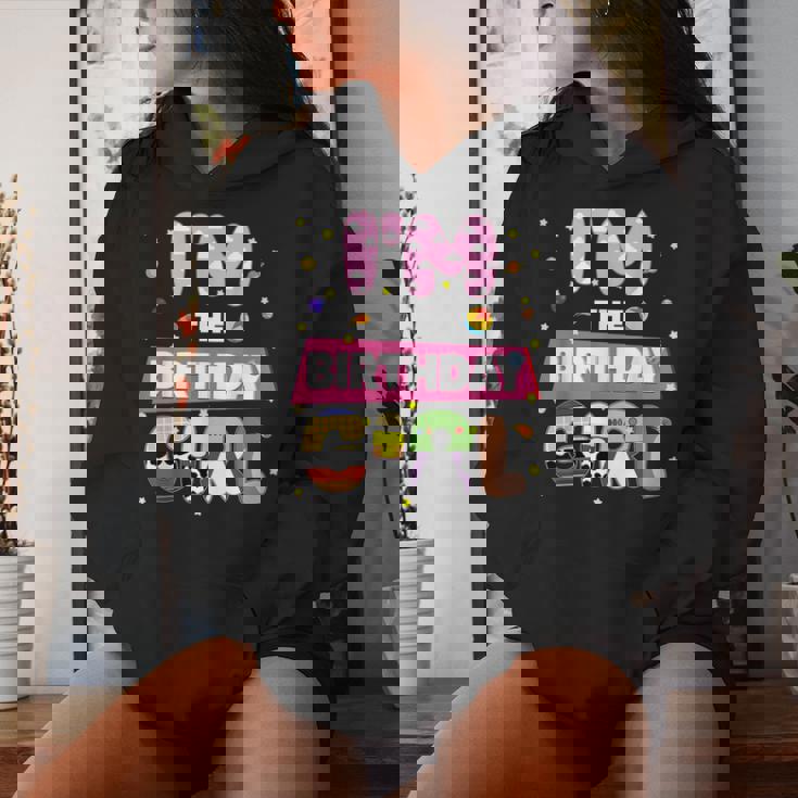 Im The Birthday Girl Cowgirl Family Party Decoration Women Hoodie Gifts for Her