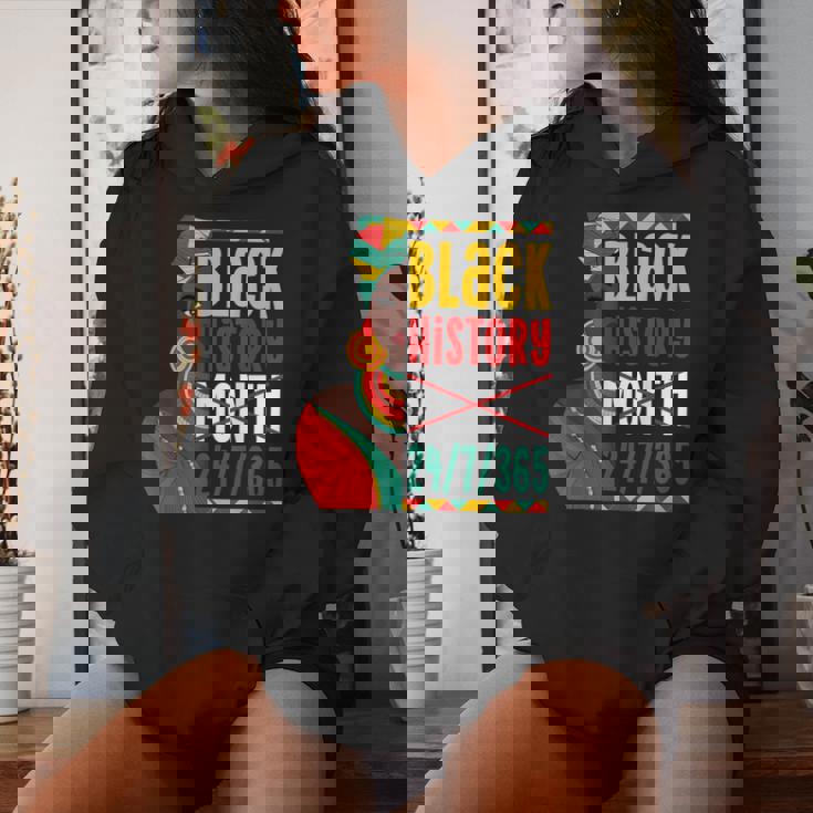 Black History For Black Queen Afro Queen Women Hoodie Gifts for Her