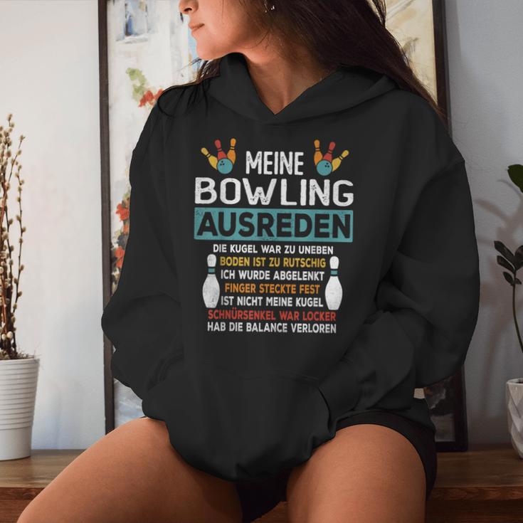 Bowling Women's Bowling Sayings Retro Bowling Kapuzenpullover für Damen Geschenke für Sie