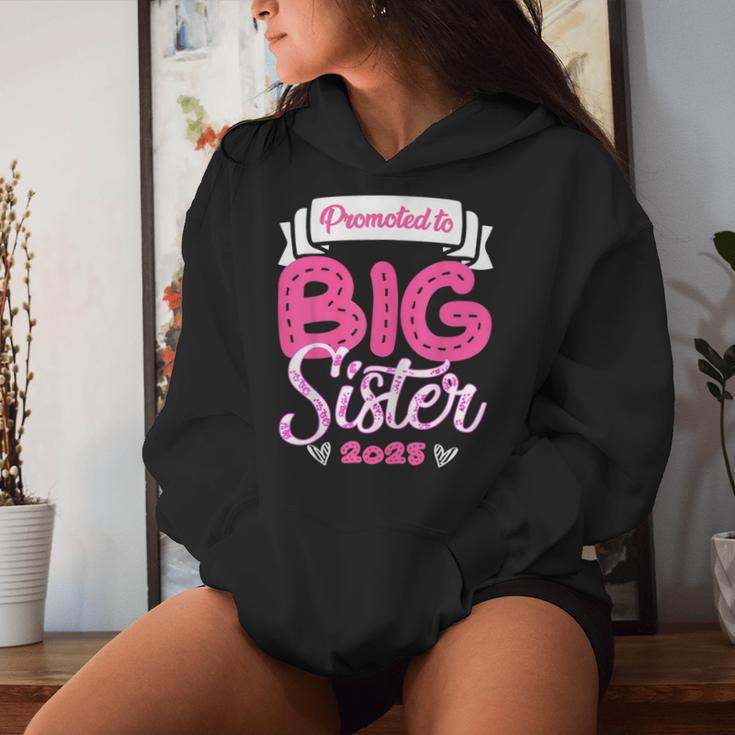 Only Child Big Sister 2025 Cute Promoted To Big Sister 2025 Women Hoodie Gifts for Her