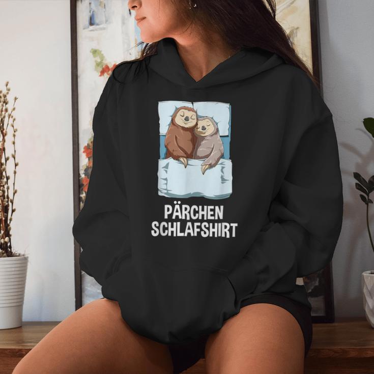 Couple Sleep Sloth Couple Kapuzenpullover für Damen Geschenke für Sie