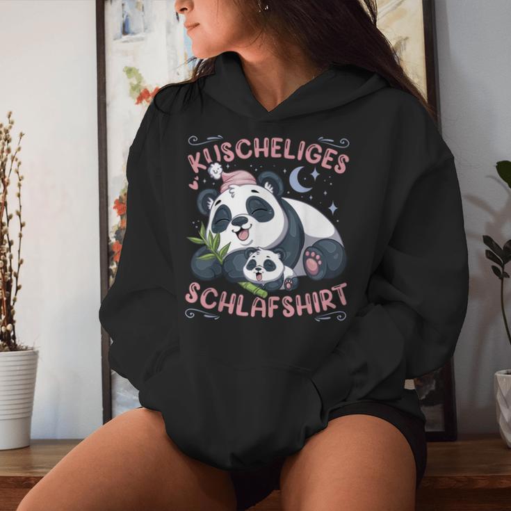 Cuddly Sleep Panda Bear With Panda Boys Kapuzenpullover für Damen Geschenke für Sie