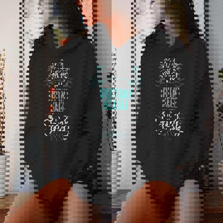 Cute Brittany Beagle Shirt Family Dog For Women Men Women's Hoodie Gifts for Her