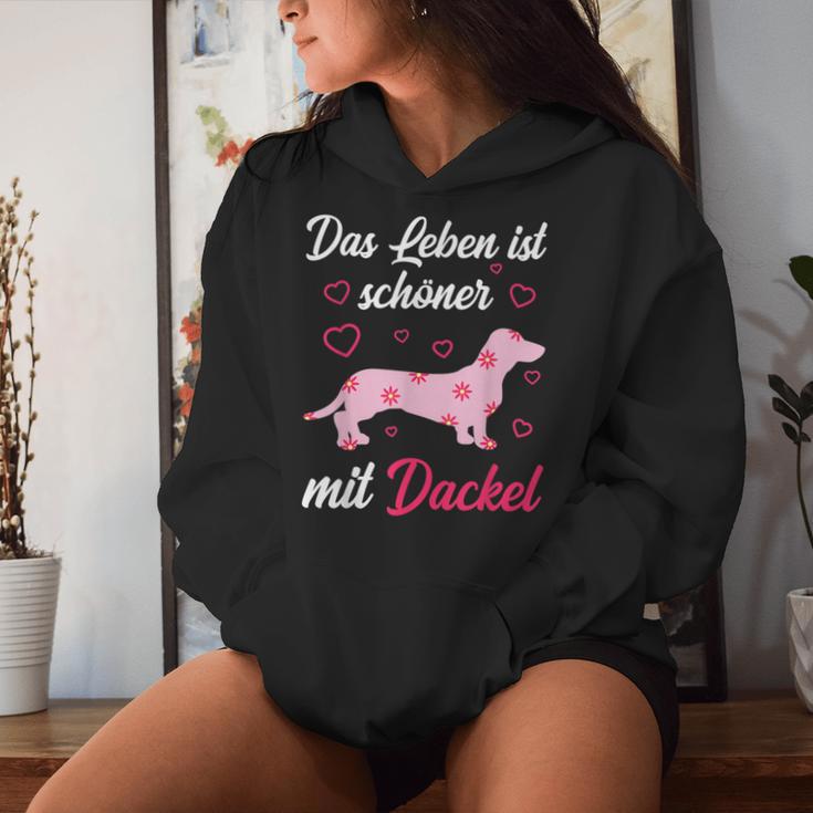 Dachshund Dog Girl Lady Kapuzenpullover für Damen Geschenke für Sie