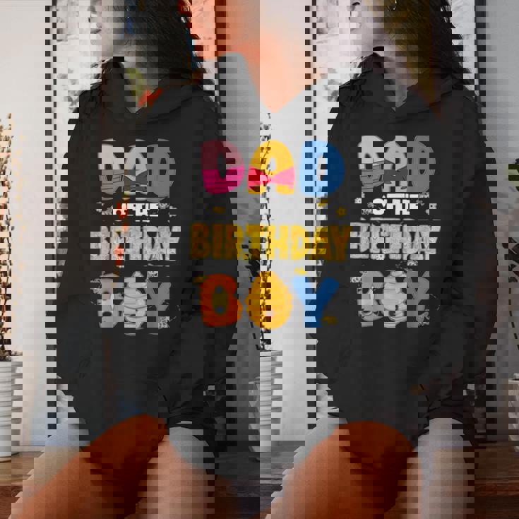 Dad And Mom Of The Birthday Boy Bee Honey Family Party Decor Women Hoodie Gifts for Her