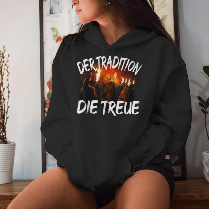 Demon Man Woman Child Bartl Costume Saying Krampus Tradition Kapuzenpullover für Damen Geschenke für Sie