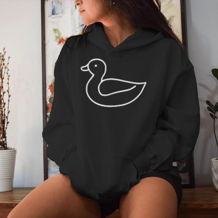 Duck Minimalism Kapuzenpullover für Damen Geschenke für Sie