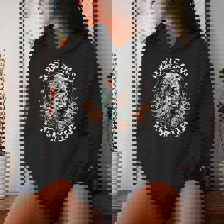 Elder Emo Mom Club Skeleton Mom Mother's Day Women Hoodie Gifts for Her