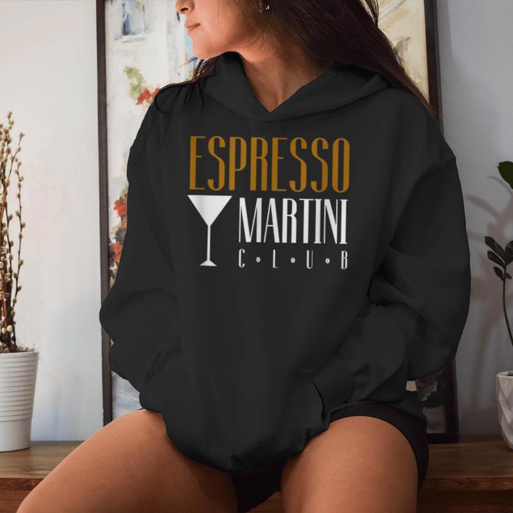 Espresso Martini Club Coffee Cocktail Cafe Coffee Bar Team Kapuzenpullover für Damen Geschenke für Sie