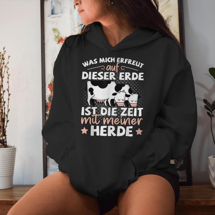 Farmers & Cow Motif Farm Beef Herd Cow Shepherd S Kapuzenpullover für Damen Geschenke für Sie