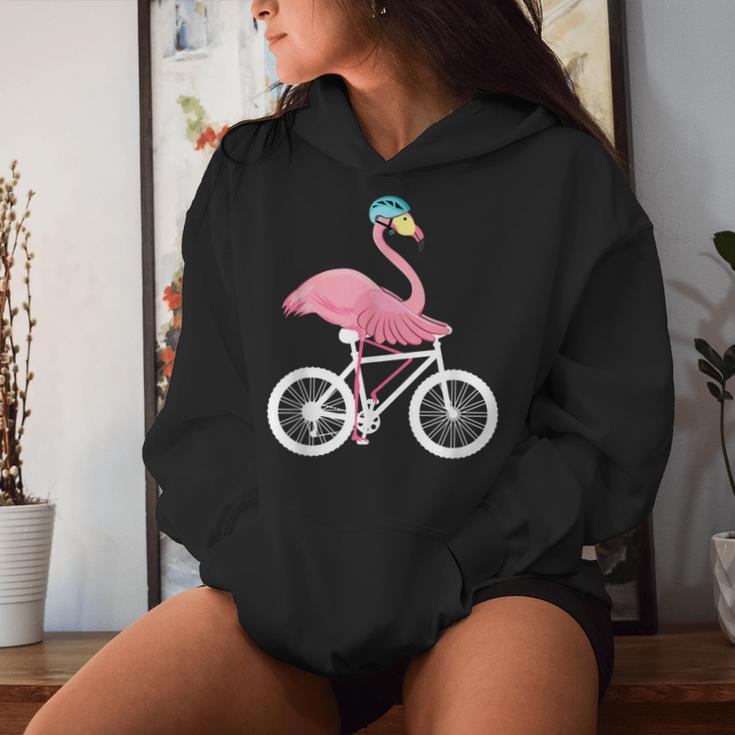 Flamingo Bicycle Bike Flamingo Kapuzenpullover für Damen Geschenke für Sie