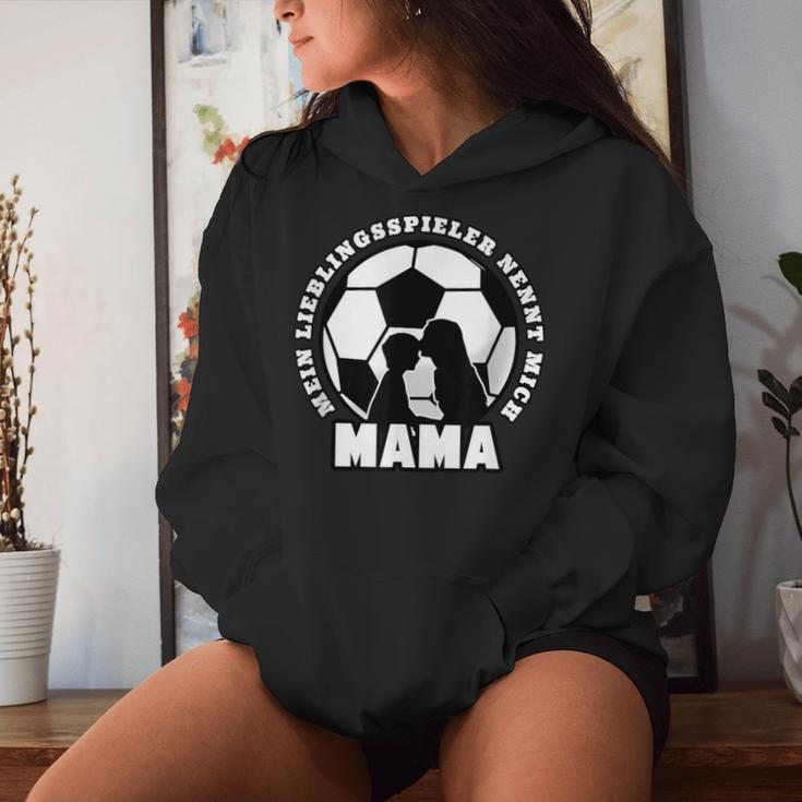 Football My Favourite Player Nennt Mich Mama Kapuzenpullover für Damen Geschenke für Sie