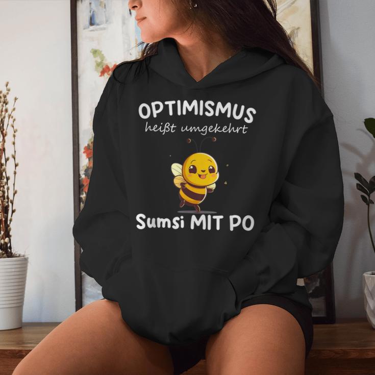 Sumsi Mit Po Optimism Bees Beekeepers Honey Kapuzenpullover für Damen Geschenke für Sie