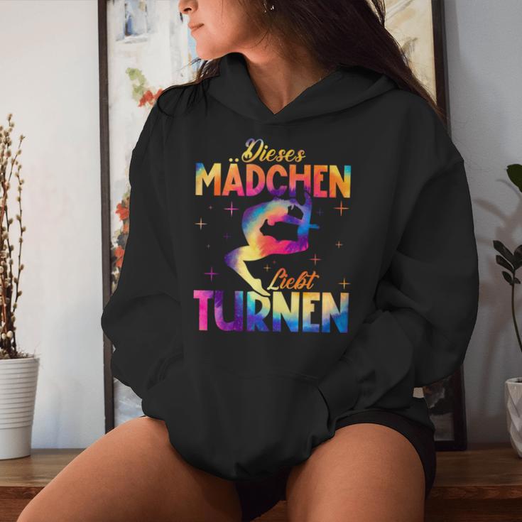 This Girl Loves Gymnastics Acrobatic Gymnastics Kapuzenpullover für Damen Geschenke für Sie