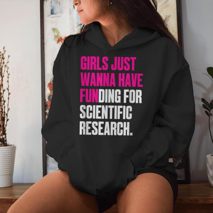 Girls Just Wanna Have Funding For Scientific Research Kapuzenpullover für Damen Geschenke für Sie