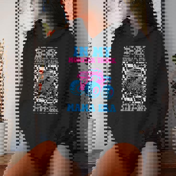 Groovy In My Monster Truck Mama Era Monster Truck Mom Women Hoodie Gifts for Her