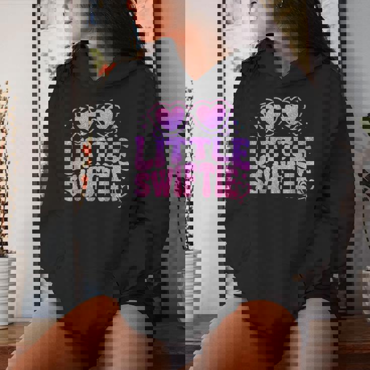Groovy Pink Little Taylor First Name Personalized Birthday Women Hoodie Gifts for Her