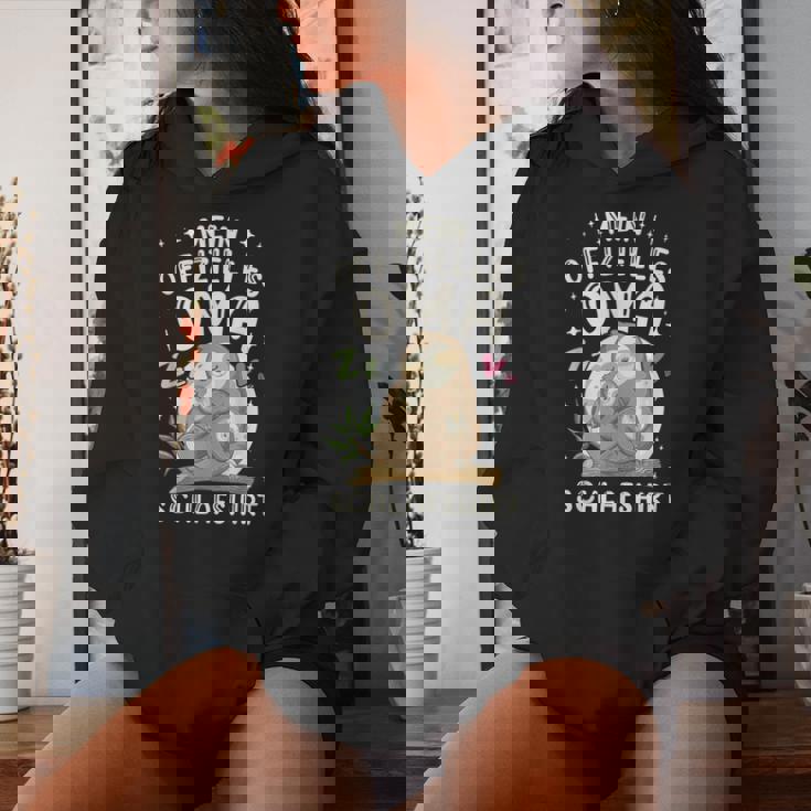 Großmutter & 2 Enkel Offizielles Oma Schlaf Faultier Kapuzenpullover für Damen Geschenke für Sie