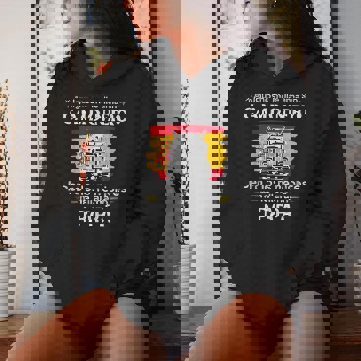 Hombre Algunas Personas Me Llaman Camionero Papa Hombre Regalo Sudadera con capucha para mujer Regalos para ella