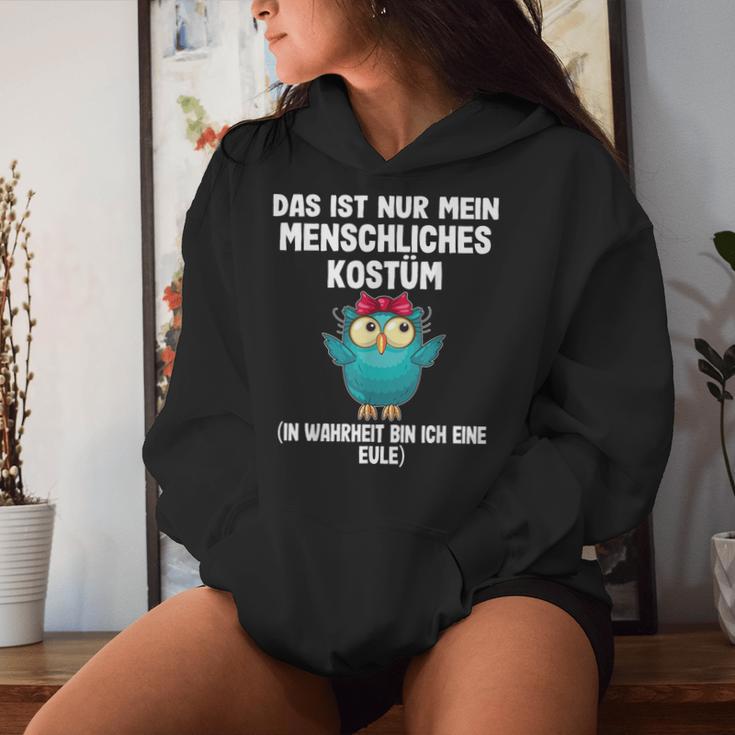 This Is My Human Costume Owl Kapuzenpullover für Damen Geschenke für Sie