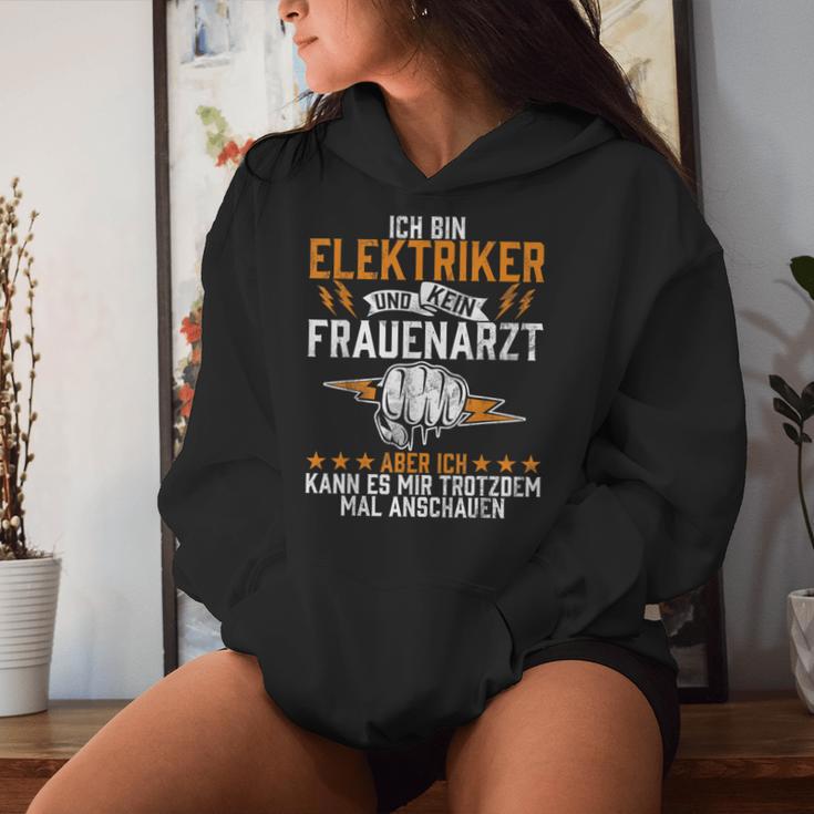 Ich Bin Elektriker Und Kein Frauenarzt Elektroniker Beruf Ich Bin Kapuzenpullover für Damen Geschenke für Sie