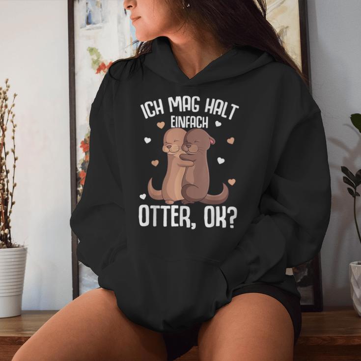 Ich Mag Halt Otter Seeotter Children's Girls' Women's Kapuzenpullover für Damen Geschenke für Sie