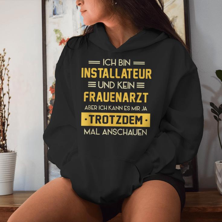 Installateur Kein Frauenarzt Slogan Plumber Kapuzenpullover für Damen Geschenke für Sie