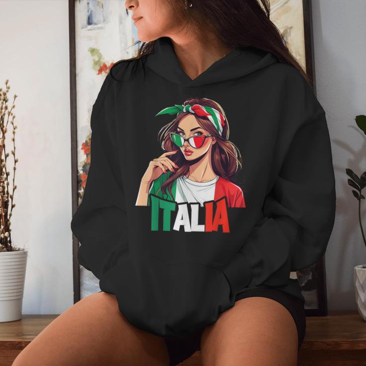 Italy Flag Woman Sunglasses Girls Italy & Italia Kapuzenpullover für Damen Geschenke für Sie