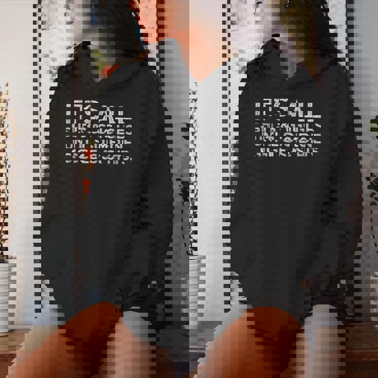 Its All Shits And Giggles Sarcastic Friend Quote Adult Humor Women Hoodie Gifts for Her