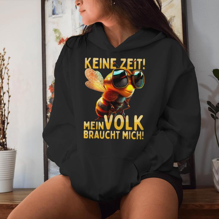 Keine Zeit Meinolk Braucht Mich Beekeeper Kapuzenpullover für Damen Geschenke für Sie