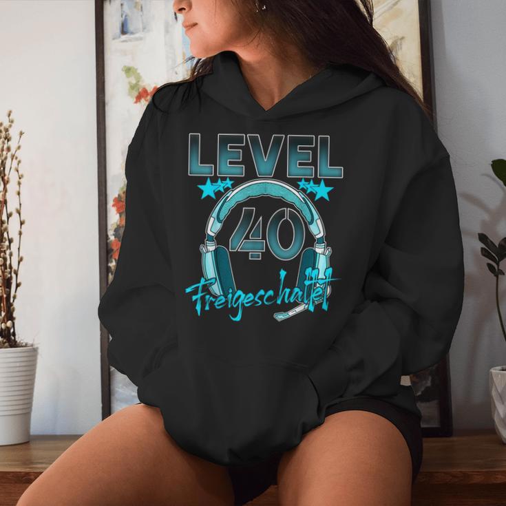 Level 40 Years Birthday Man Woman 1982 Gamer Kapuzenpullover für Damen Geschenke für Sie