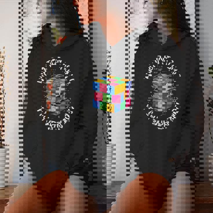 Magic Cube Solution Nerd Genie Cadeau Drôles Hommes S Sweat à capuche femme Cadeaux pour elle