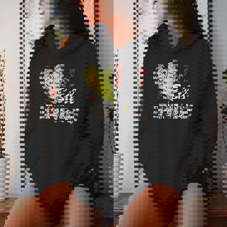 Mawmaw Of Both Baseball Softball Mother's Day For Family Women Hoodie Gifts for Her