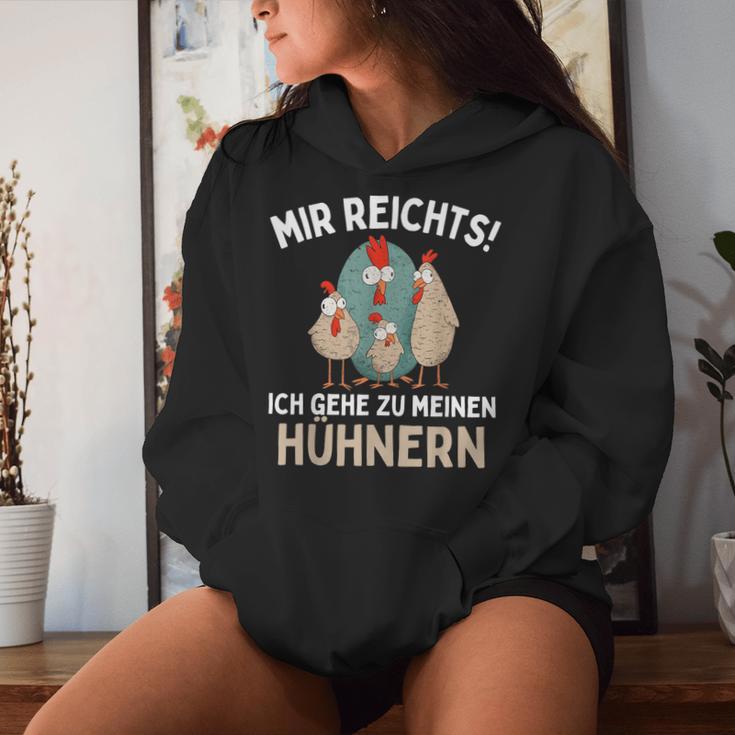 Mir Reichts I Go To Meinen Hühnern Chicken Chicken Kapuzenpullover für Damen Geschenke für Sie