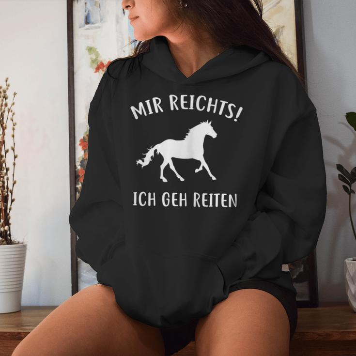 Mir Reichts Ich Geh Reiten Horse Lovers Kapuzenpullover für Damen Geschenke für Sie