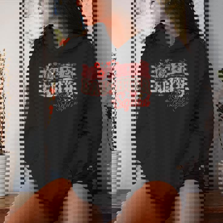 Mother Daughter Squad Matching Mom Groovy Women Hoodie Gifts for Her