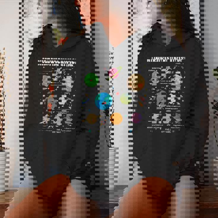 Neurodiverse Universe Space Planet Special Education Teacher Women Hoodie Gifts for Her