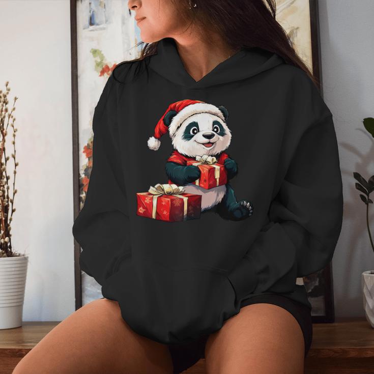 Pandas Christmas Kapuzenpullover für Damen Geschenke für Sie