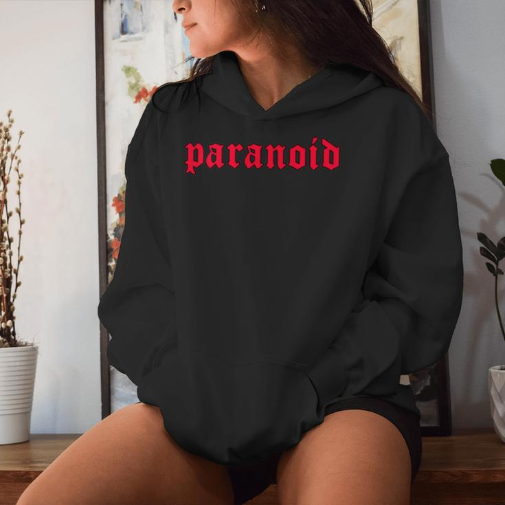 Paranoid Aesthetic Soft Grunge Goth Eboy Egirl Kapuzenpullover für Damen Geschenke für Sie