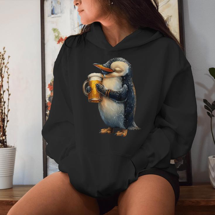 Penguin Beer Kapuzenpullover für Damen Geschenke für Sie