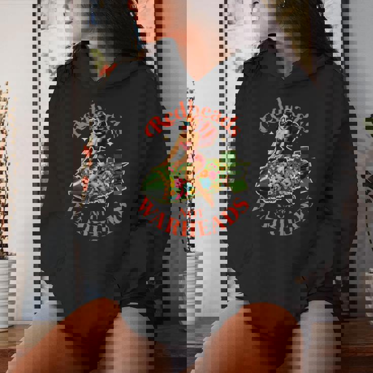 Redheads Not Warheads Peace Retro Vintage Sexy Pin Up Girl Women Hoodie Gifts for Her