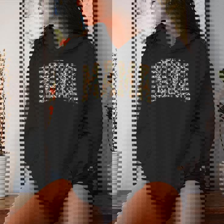 Retro Camo Hunting Mama Old Camo Mom Mother's Day Women Hoodie Gifts for Her