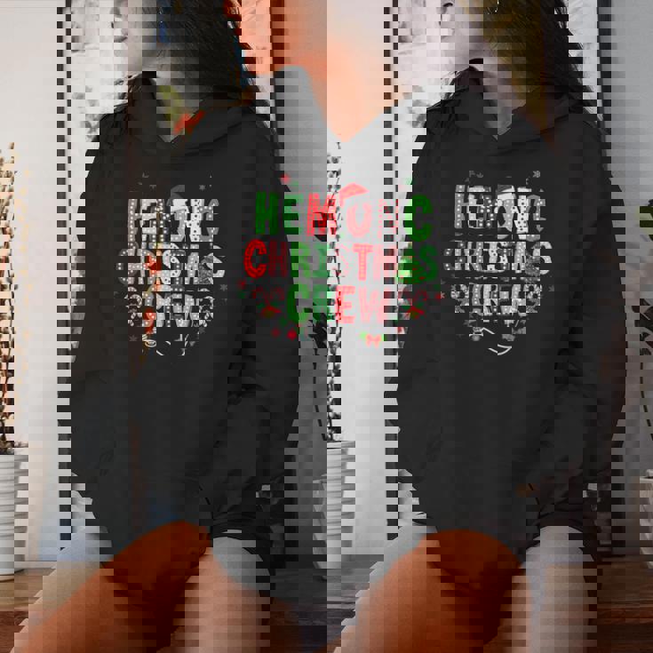 Retro Hemonc Christmas Crew Hematology Oncology Nurse Xmas Women Hoodie Gifts for Her Retro Hemonc Christmas Crew Hematology Oncology Nurse Xmas Women Hoodie Gifts for Her