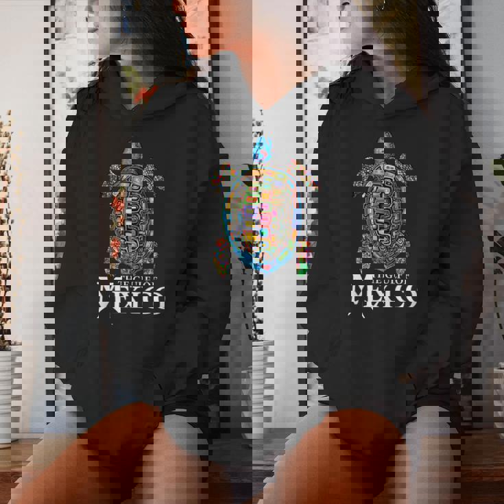 Graphic Sea Turtle Gulf Of Mexico Never Forget Trump Women Hoodie Gifts for Her