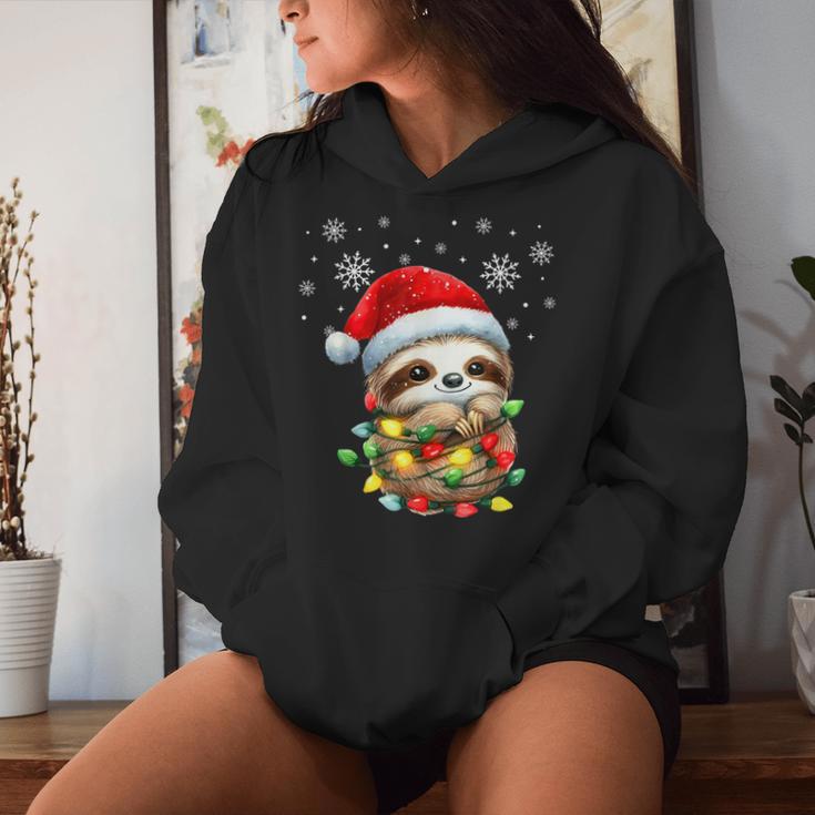 Sloth Christmas Family Outfit Children's Christmas Kapuzenpullover für Damen Geschenke für Sie